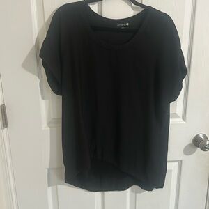 Cotton on dress shirt black size large scoop neck